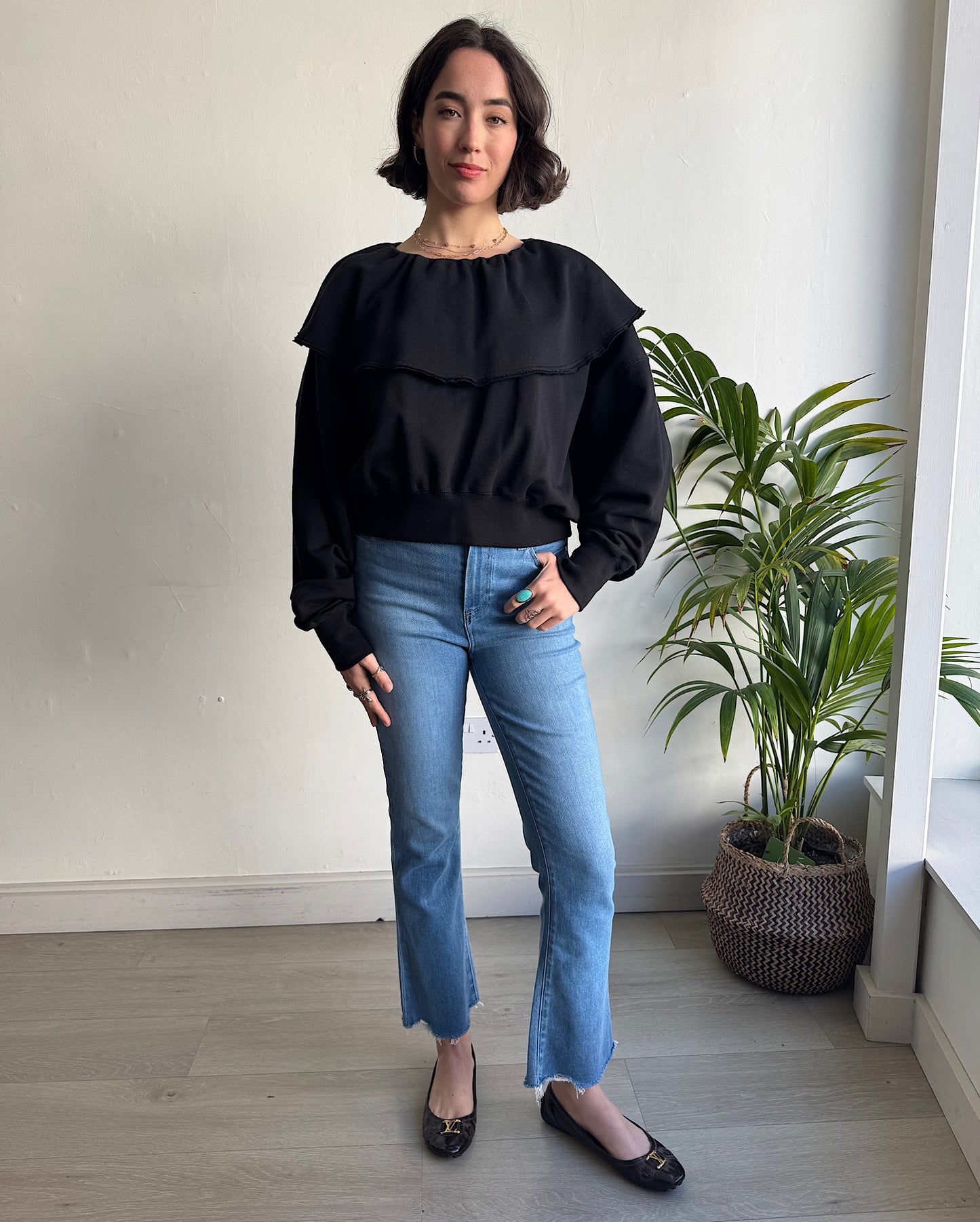 Black Sweatshirt ~ Size S