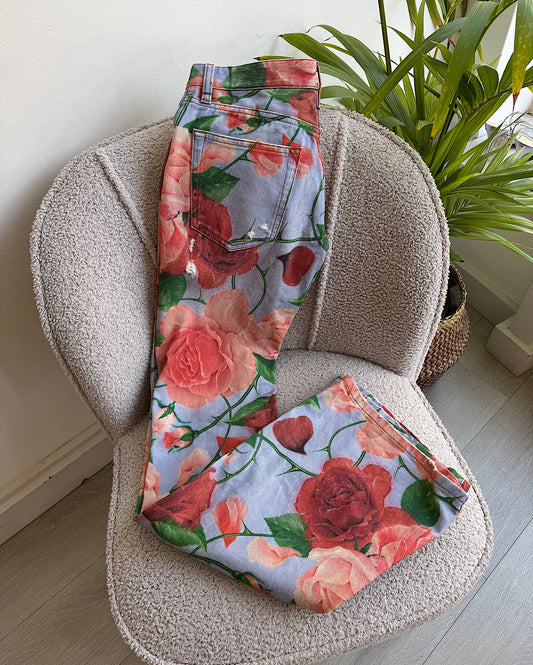 Loewe Floral Jeans ~ Size 6