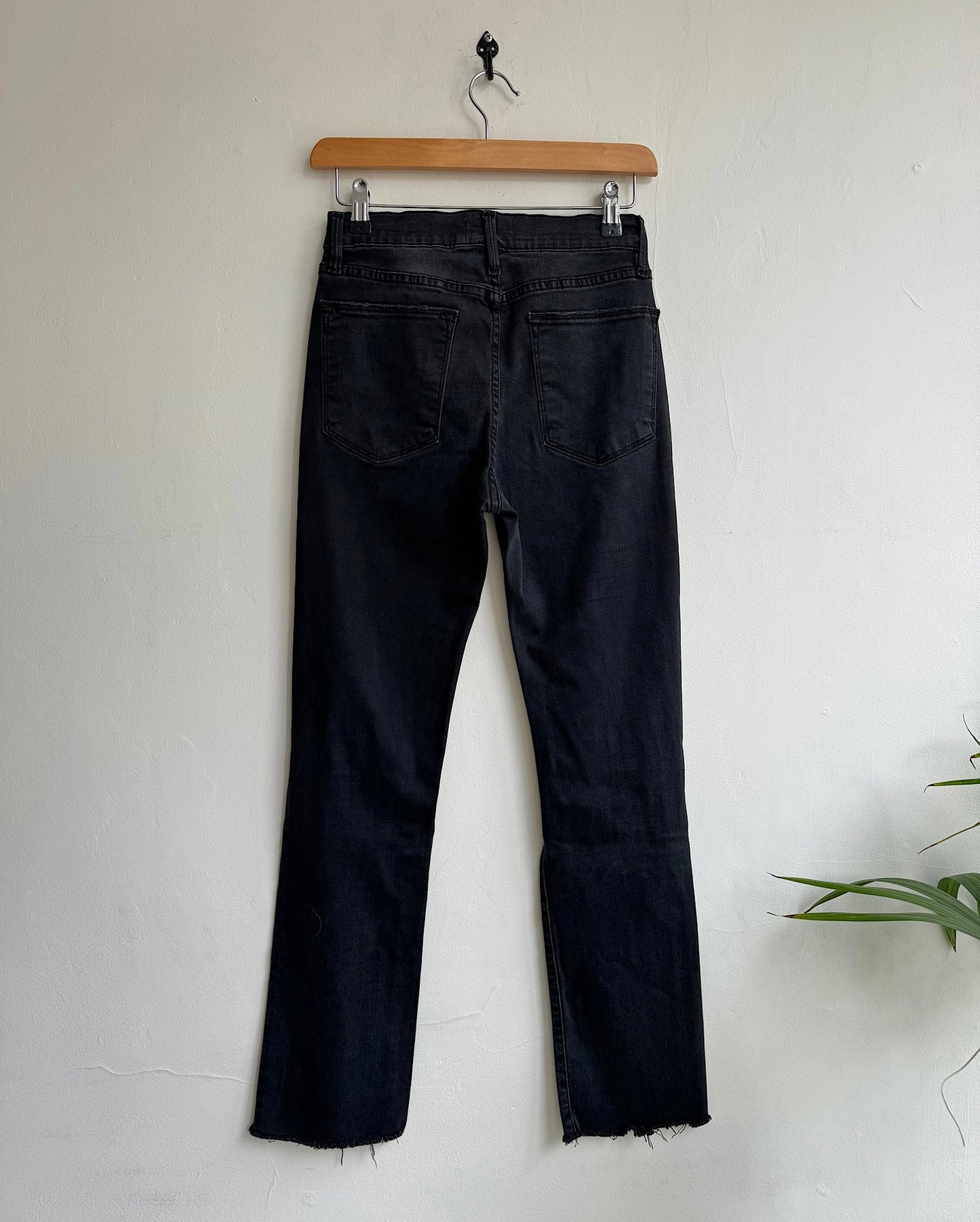 SALE - Faded Black Straight Jeans ~ Size 27