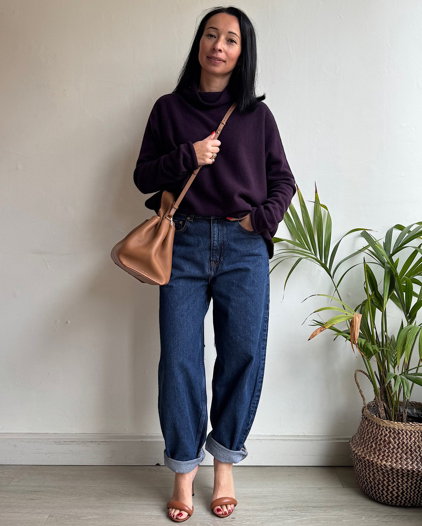 Aubergine Cashmere ~ Size M