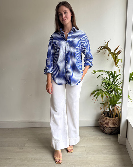 Kayla Striped Shirt ~ Size S