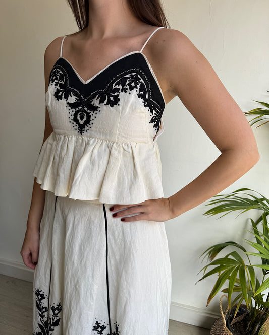 Top With Peplum ~ Size S