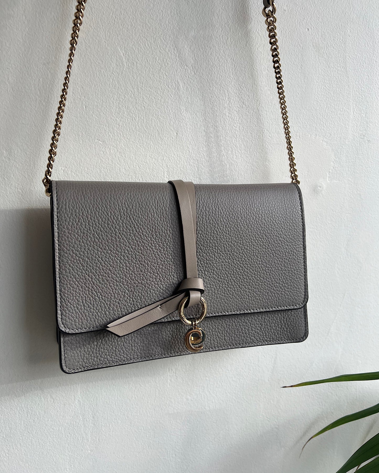 SALE Grey ‘Alphabet’ Clutch Bag