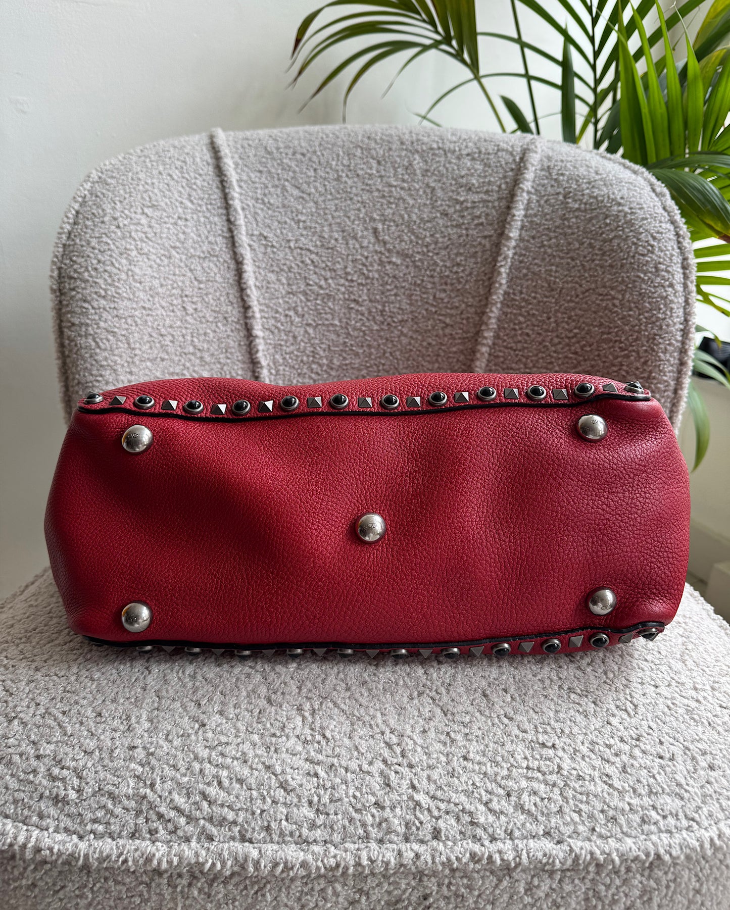Red Rockstud Tote