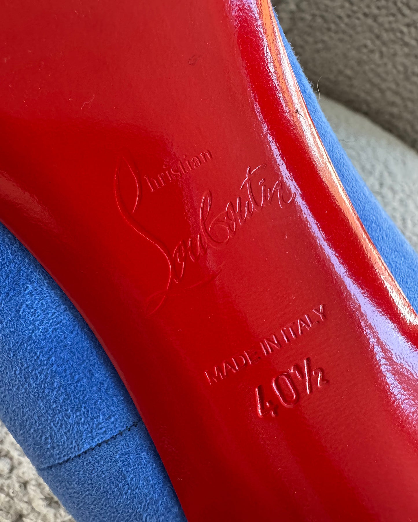 Blue Suede Shoes ~ Size 7.5