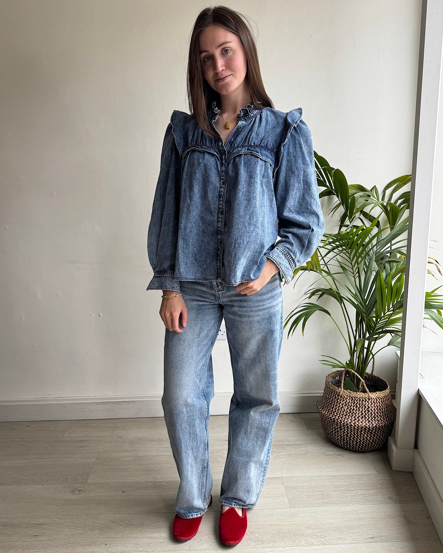 Idety Denim Shirt ~ Size 10