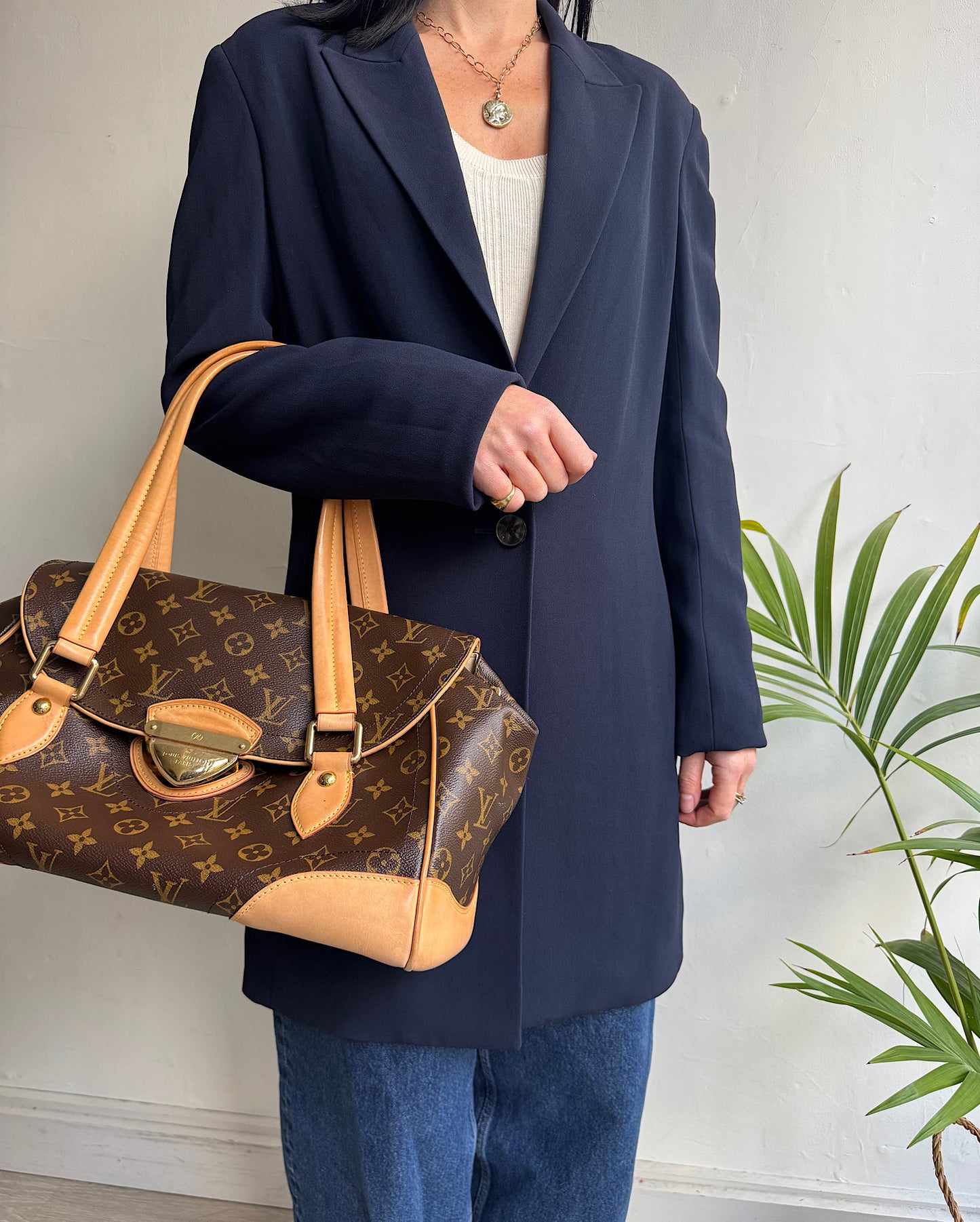 Navy Long Blazer ~ Size 10