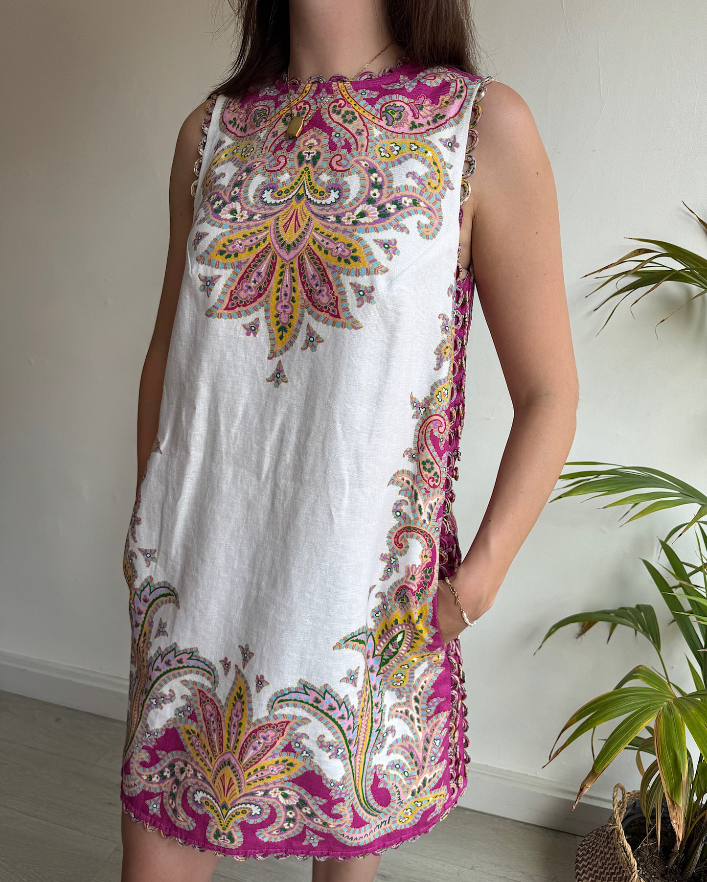 Linen Dress ~ Size 12
