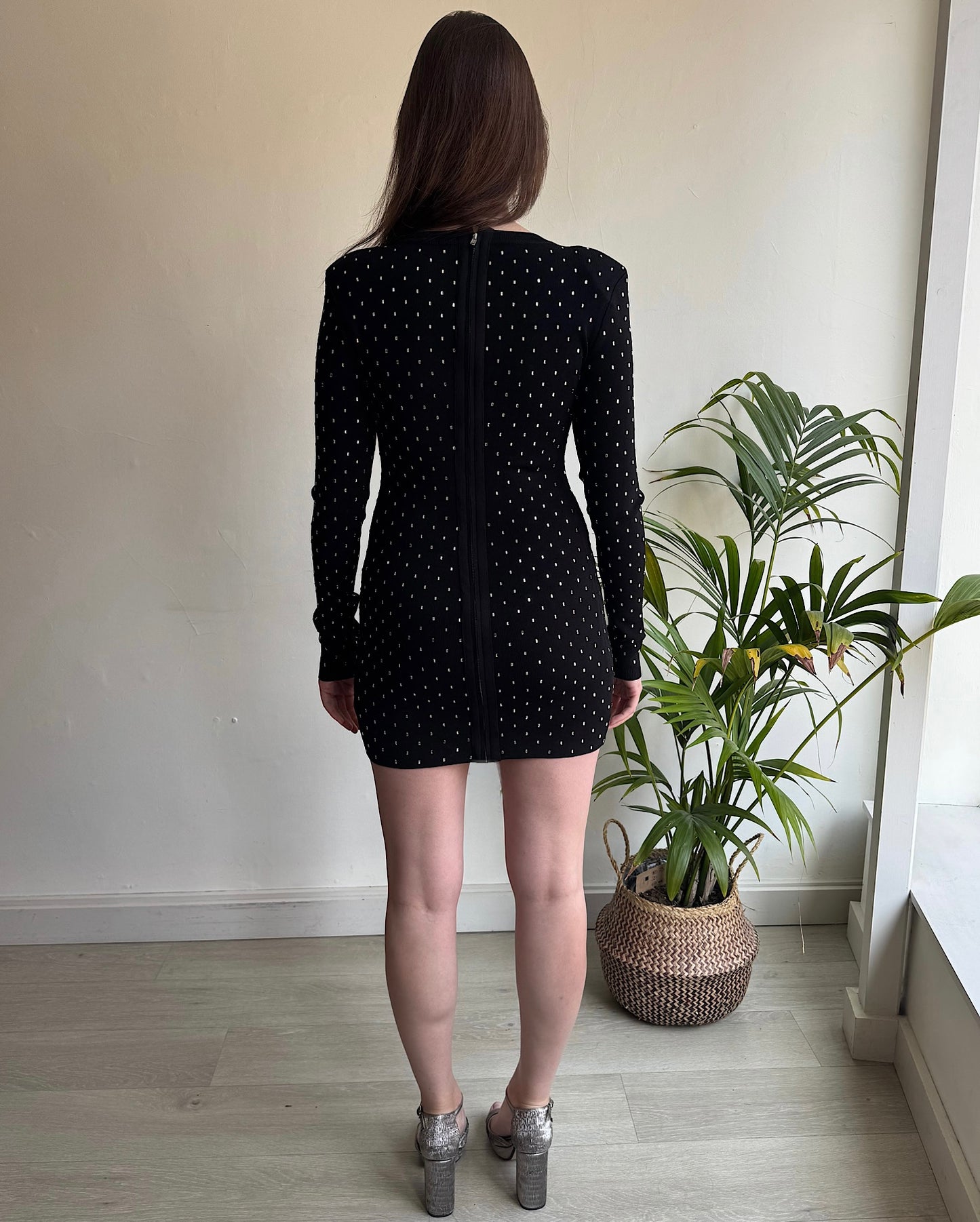 Embellished Mini Dress ~ Size S