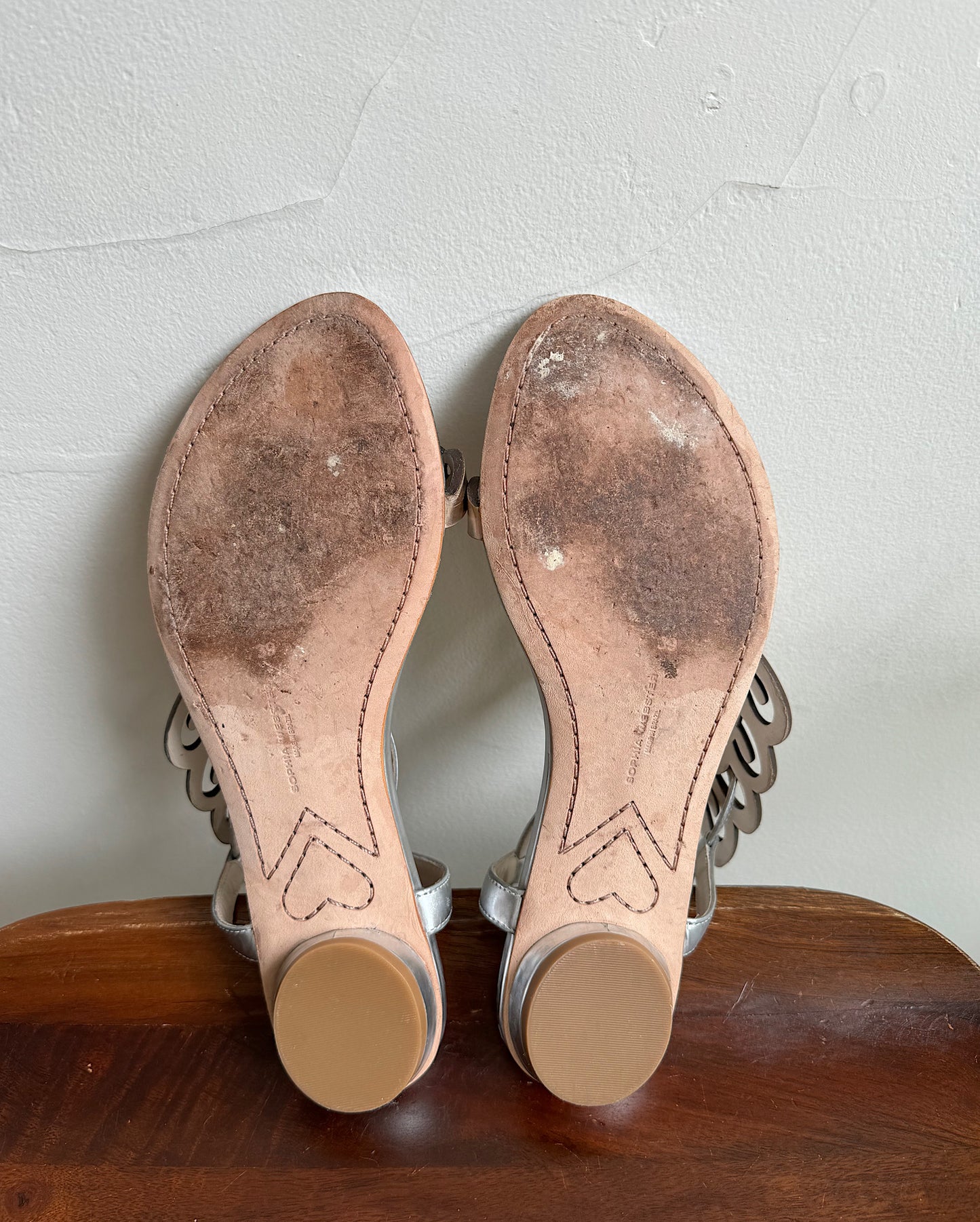 SALE Metallic “Winged” Sandals ~ Size 6