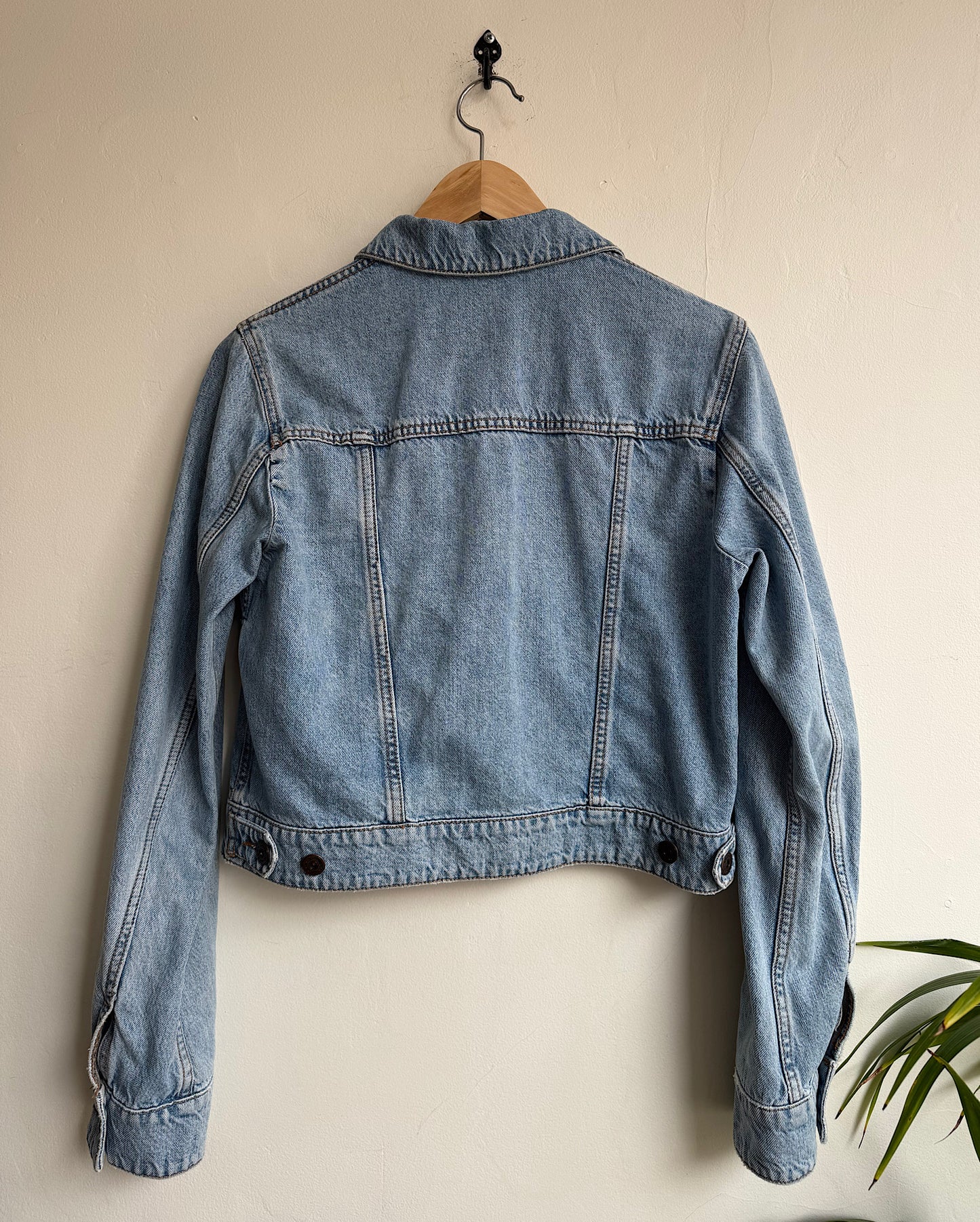Denim Cropped Jacket ~ Size 8