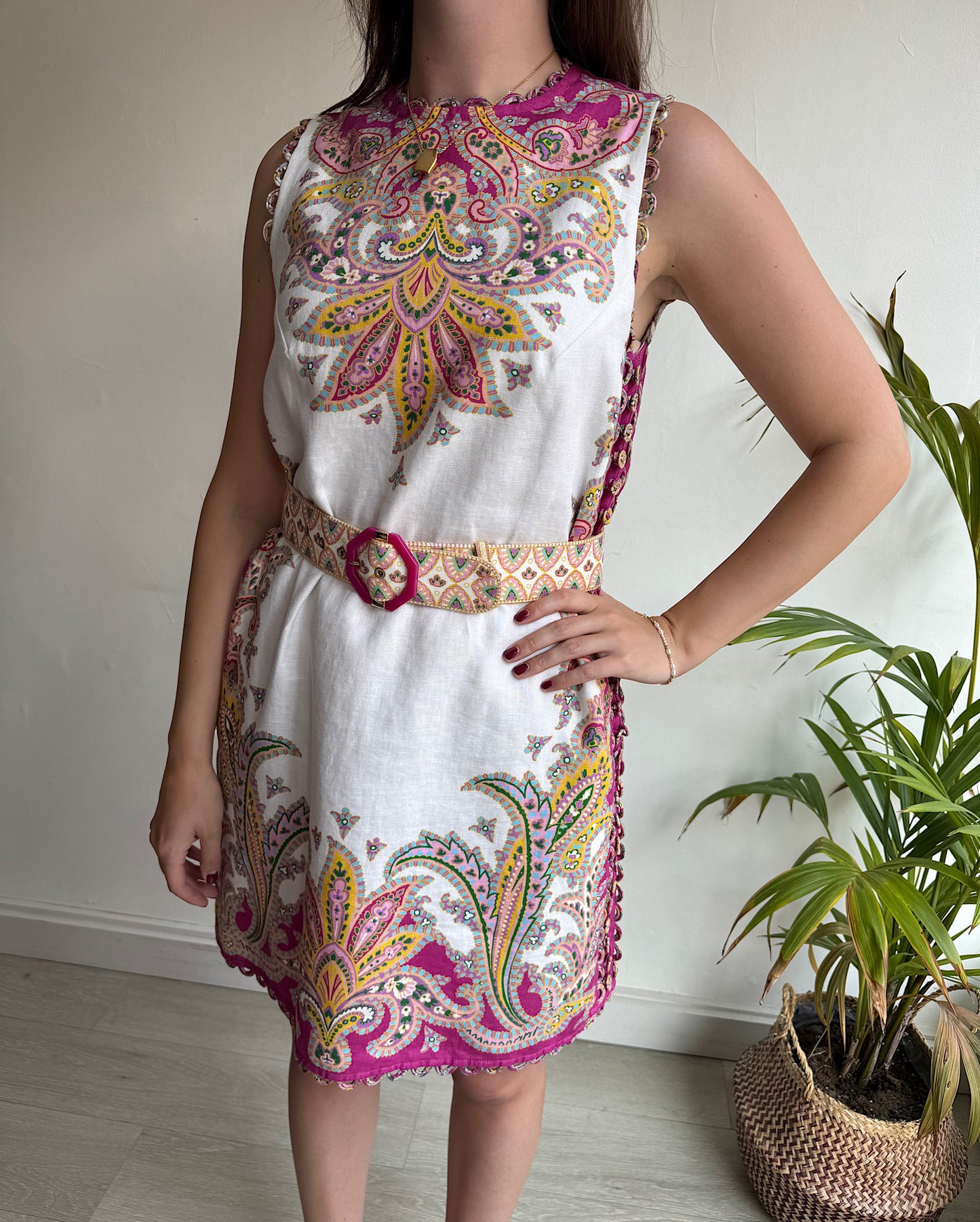 Linen Dress ~ Size 12