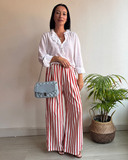 Forte Forte Striped Palazzo Trousers~ Size 12