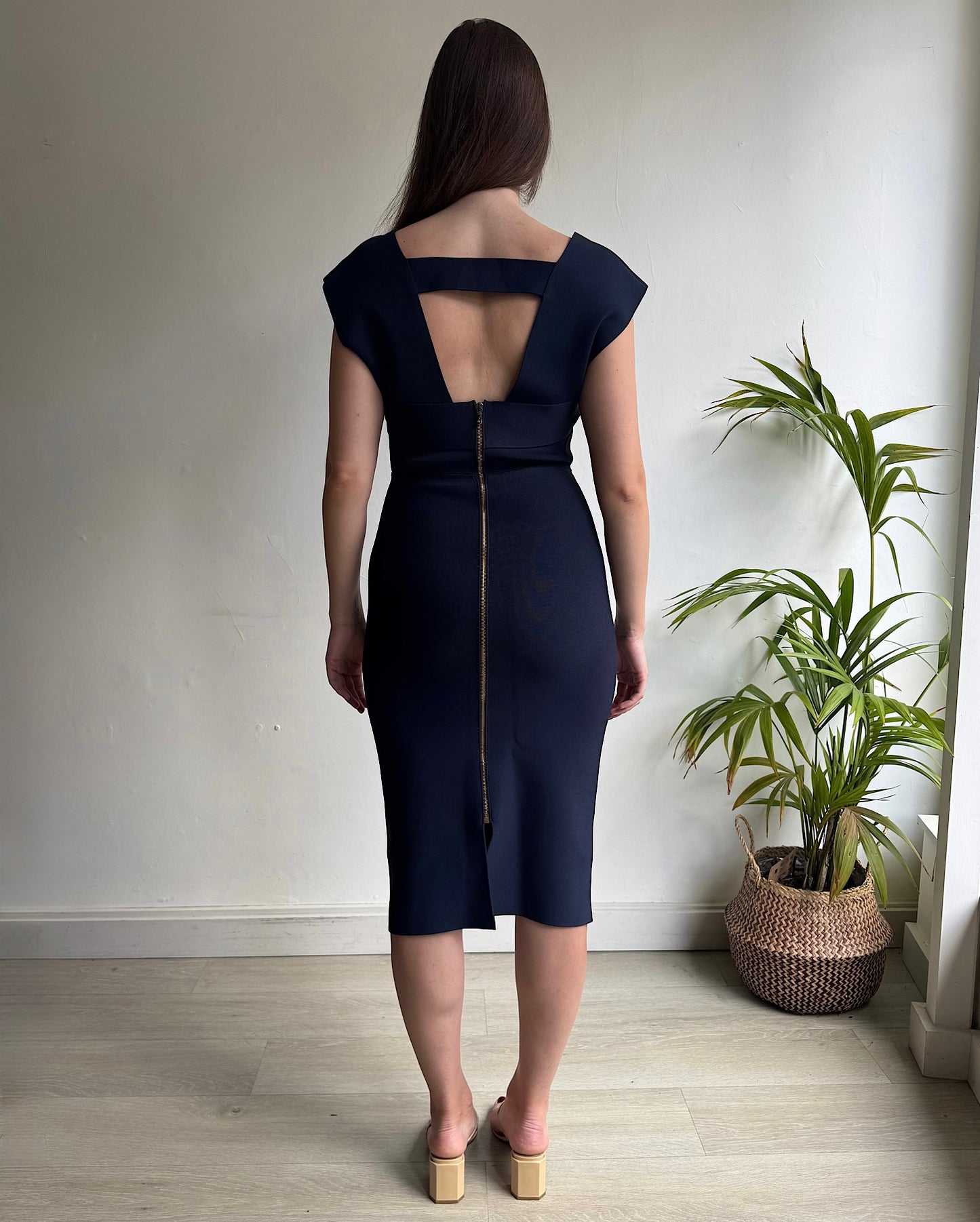 Navy Dress ~ Size 12