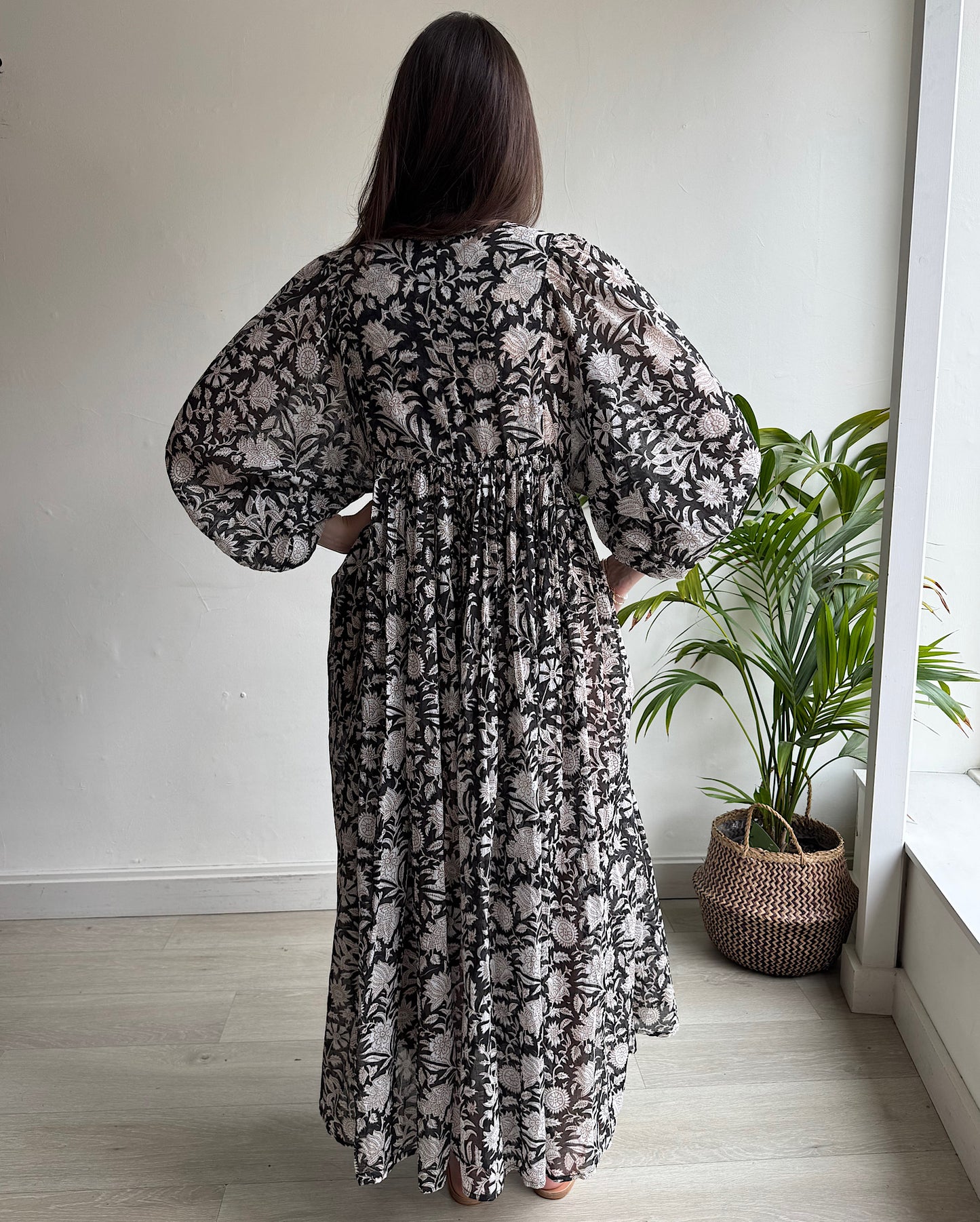 Block Print Dress ~ Size S