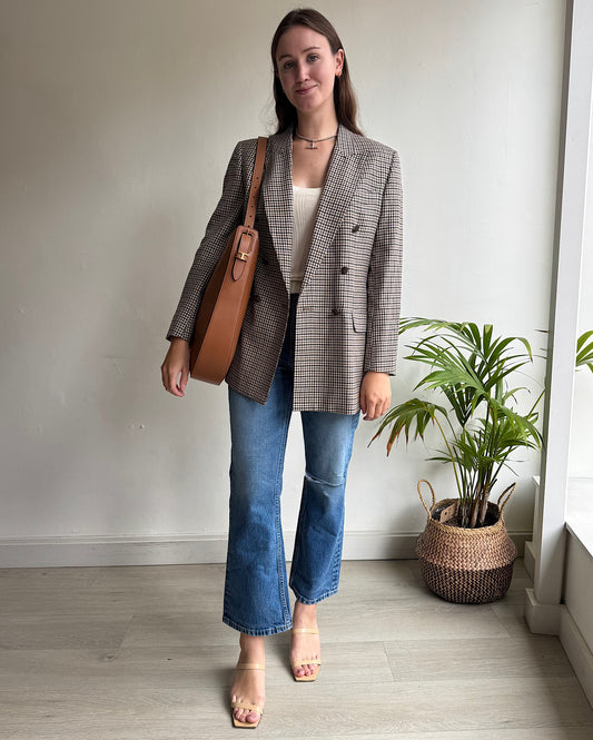 Houndstooth Check Jacket ~ Size 10