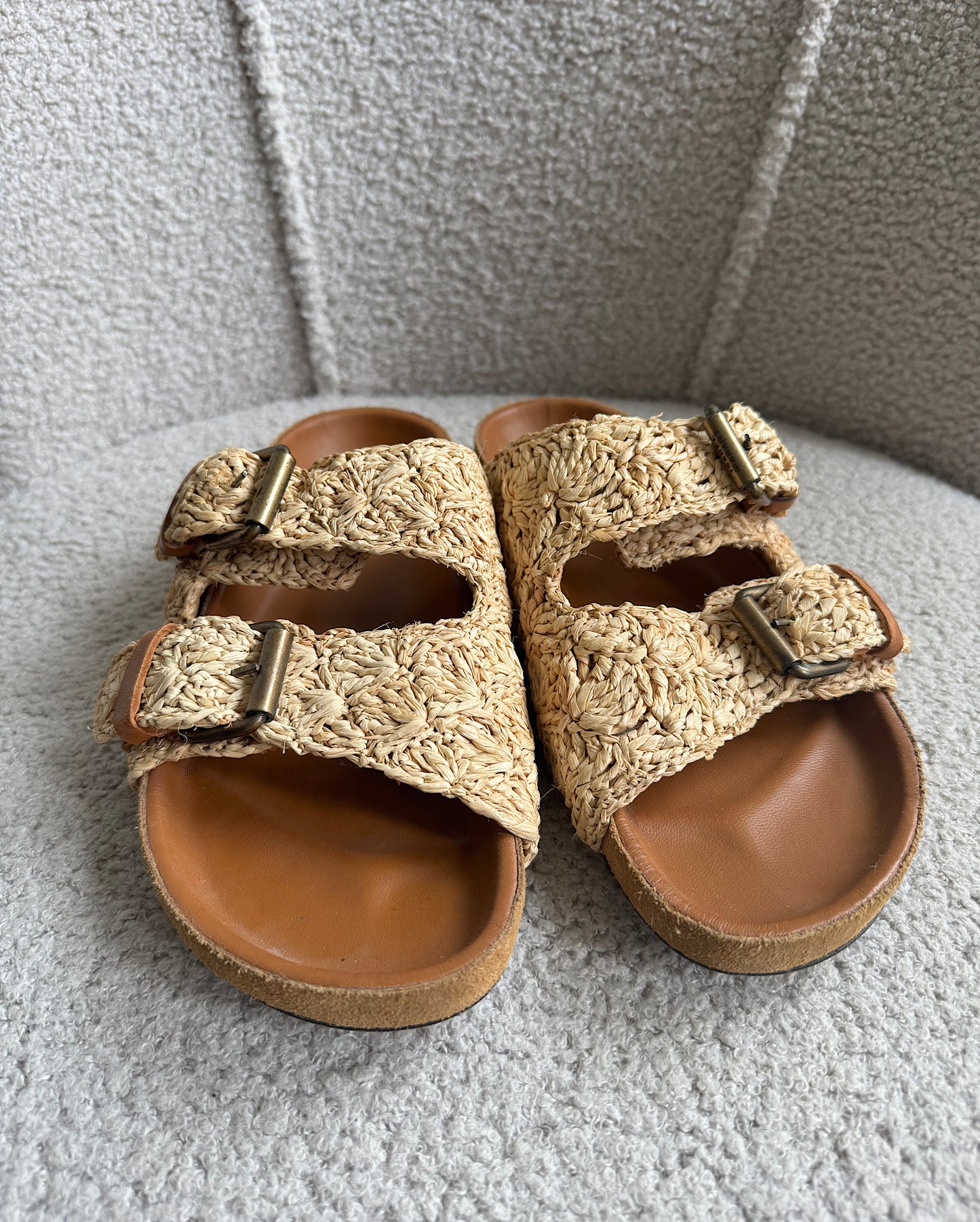Raffia Sandals ~ Size 4