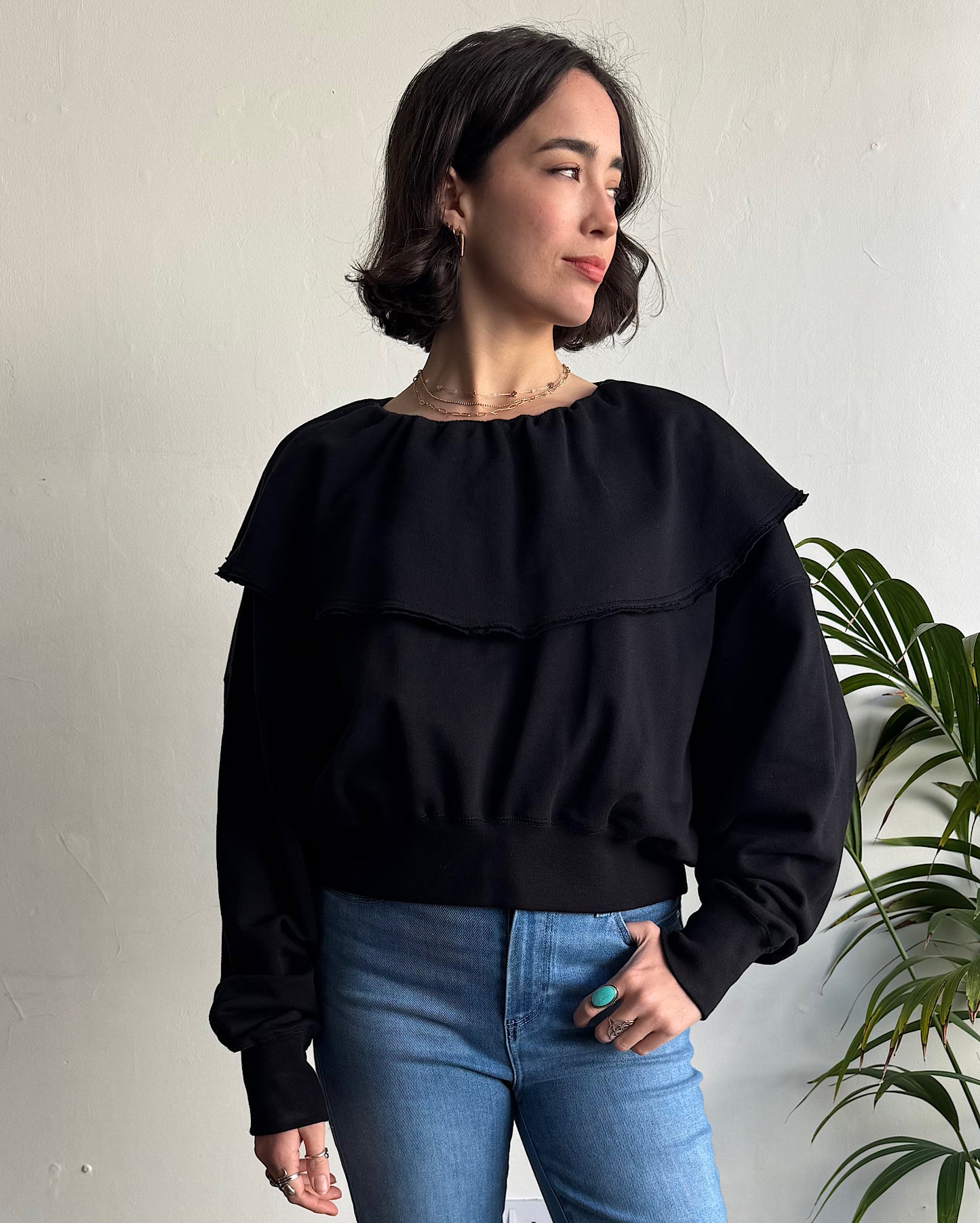Black Sweatshirt ~ Size S