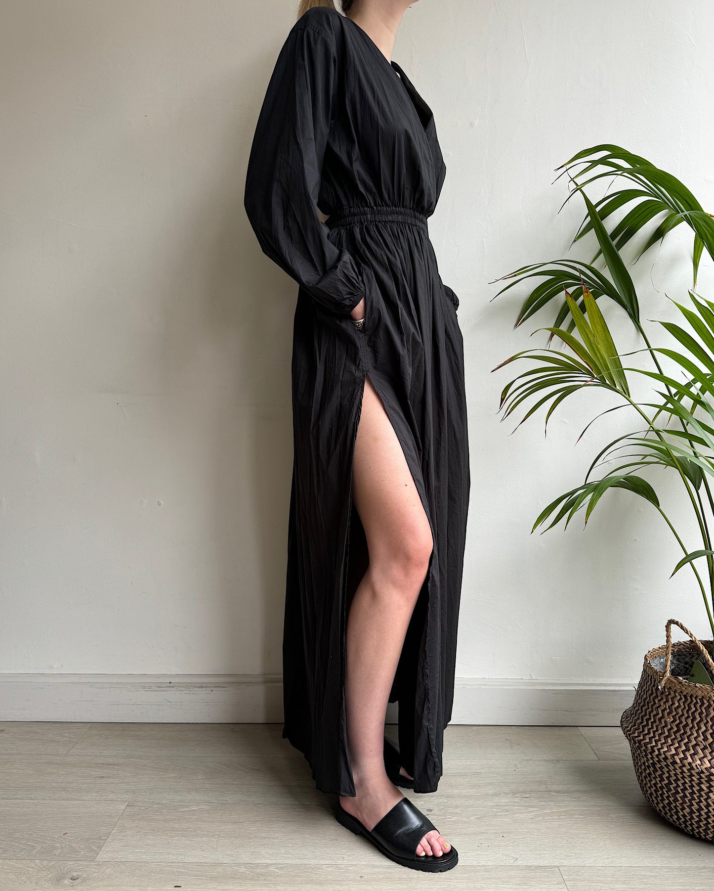 SALE Black Backless Maxi Dress ~ Size 8