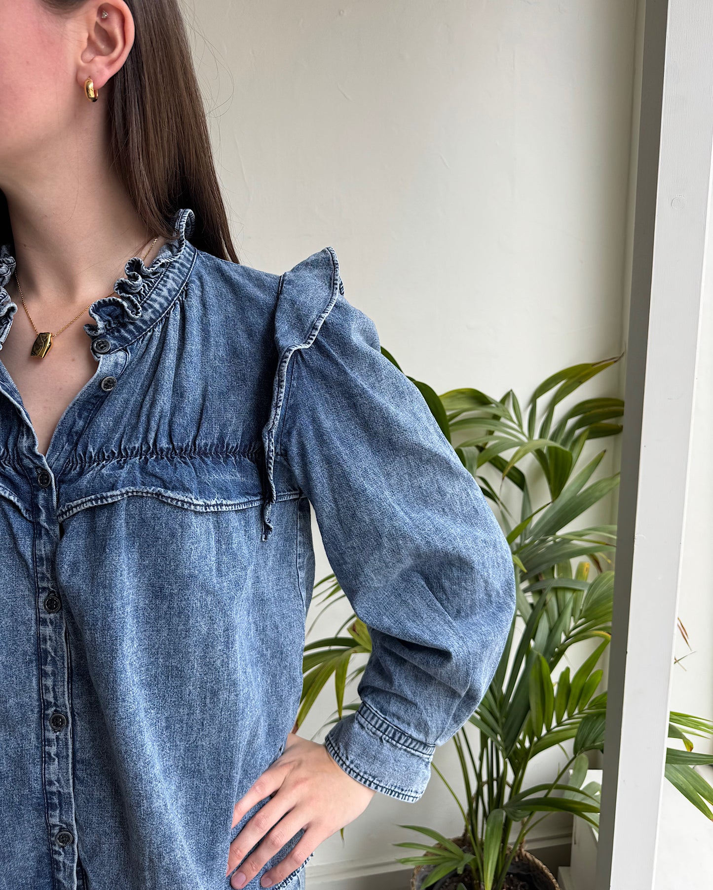 Idety Denim Shirt ~ Size 10