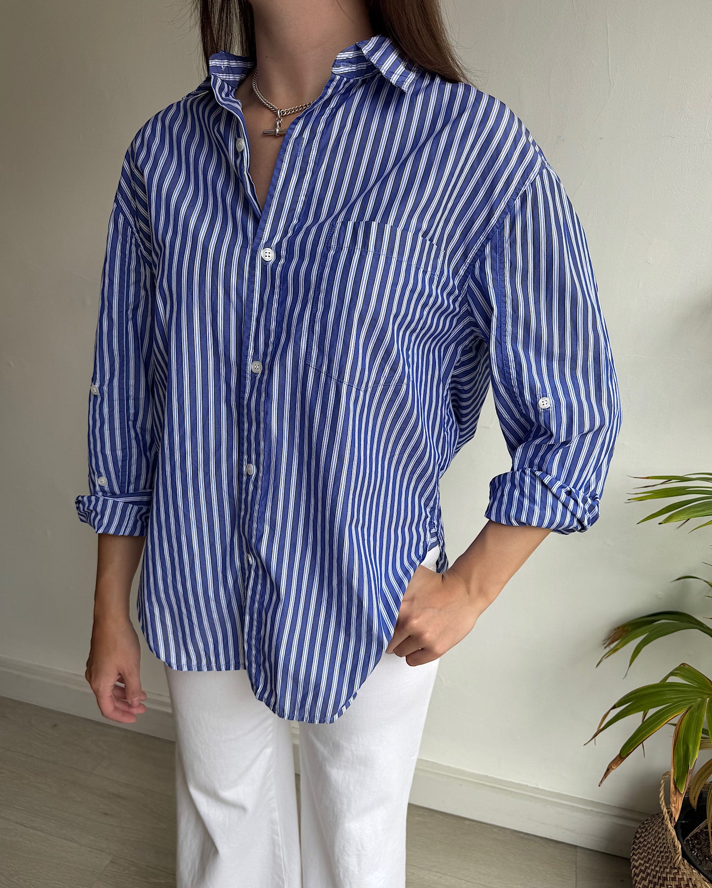 Kayla Striped Shirt ~ Size S