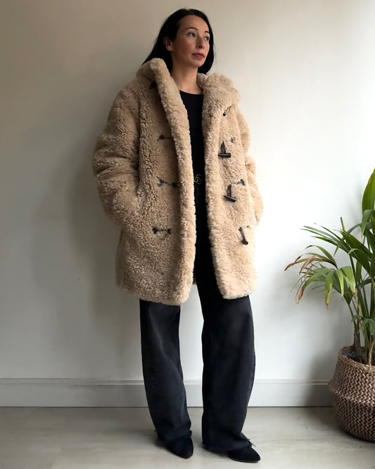 Florene Faux Shearling Coat ~ Size 8/10