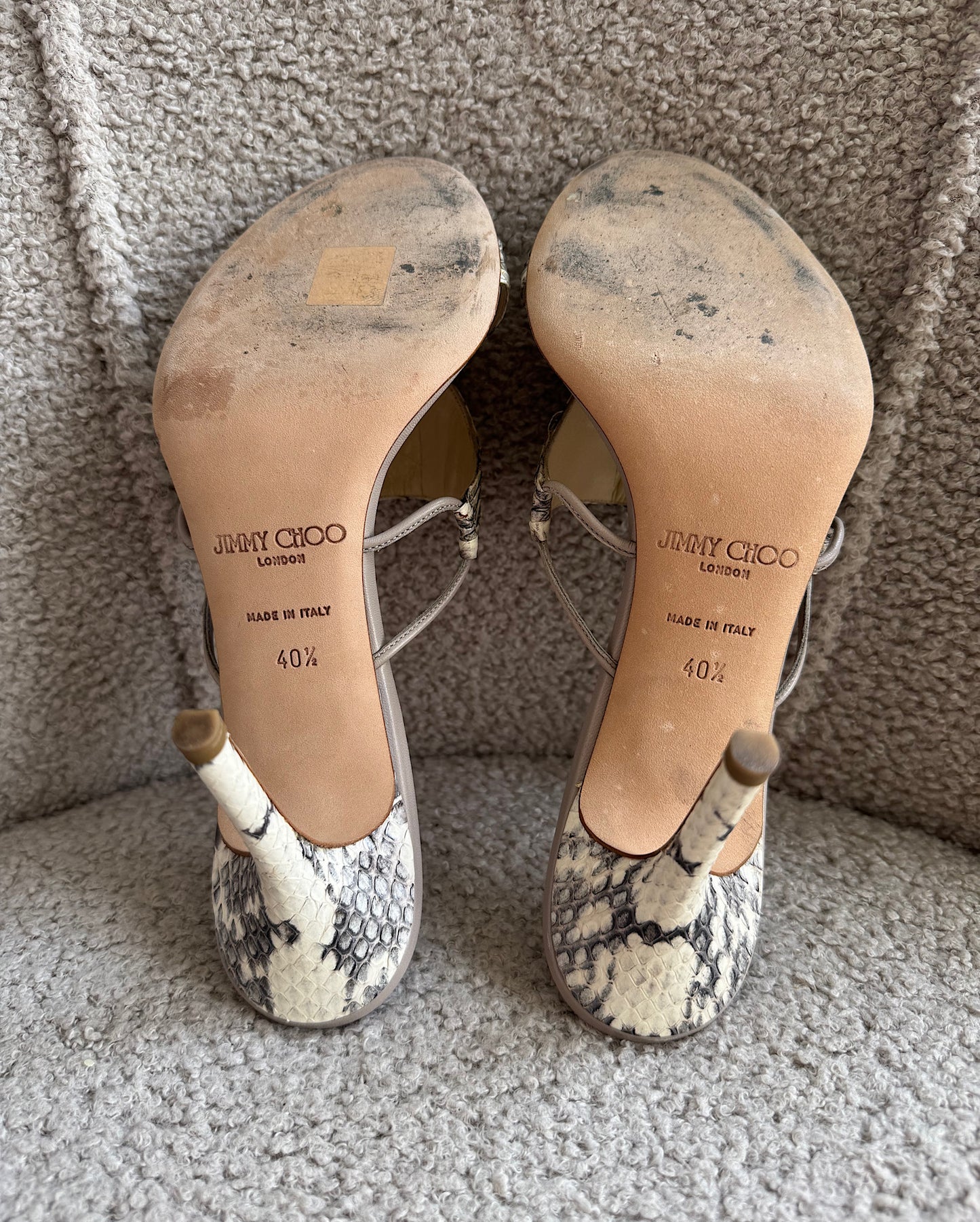 Snakeskin Heels ~ Size 7.5