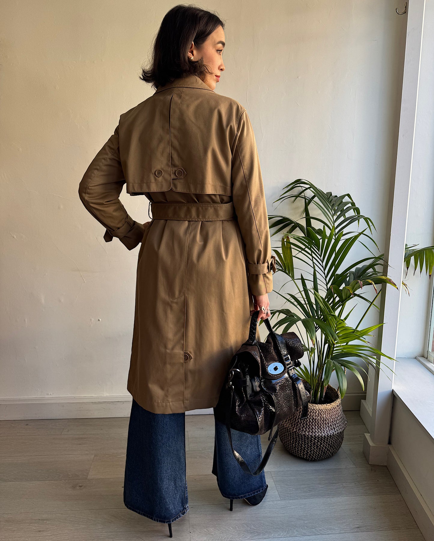 SALE Camel Trench ~ Size 12