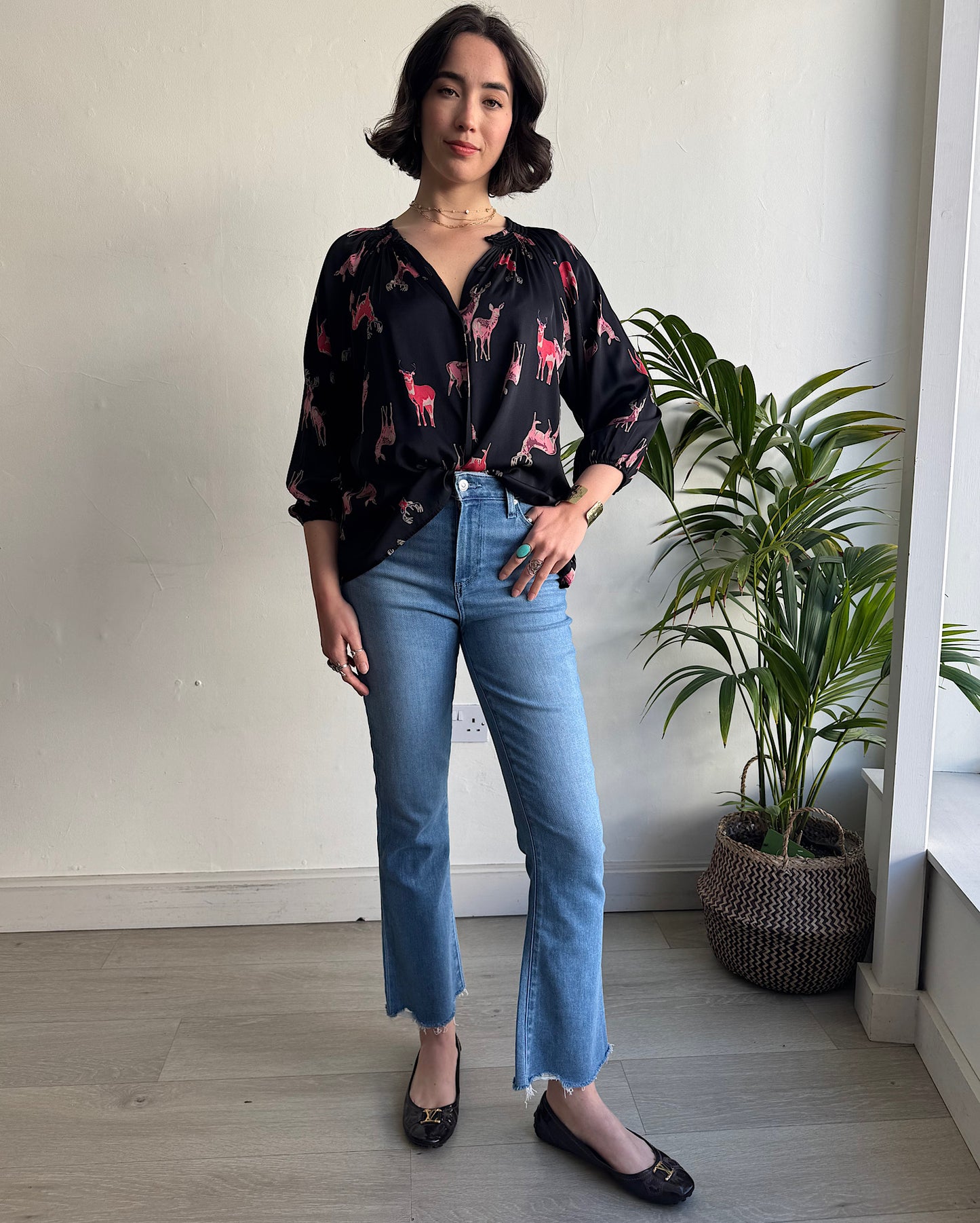 Silk Blouse ~ M