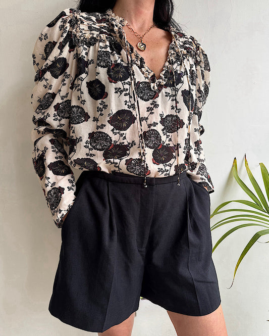 Ulla Johnson Patterned Blouse ~ Size 8