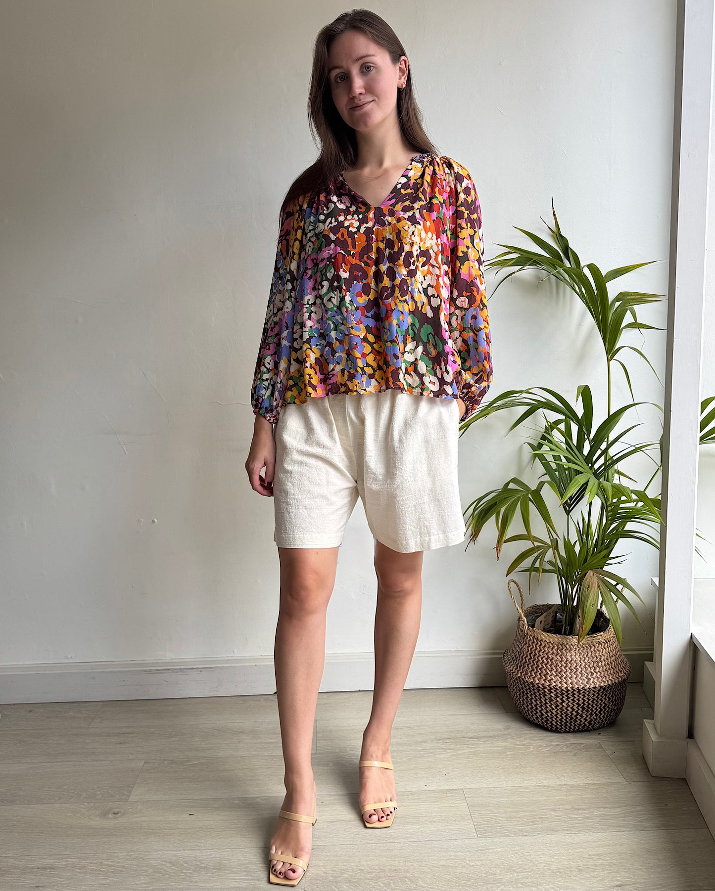 Cream shorts ~ Size 12