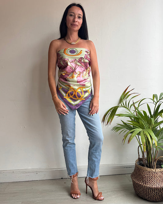 Hermes Equine Silk Scarf