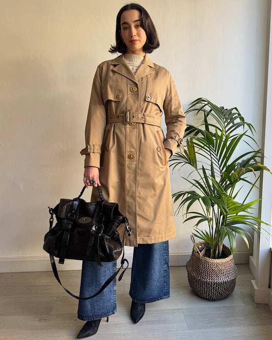 SALE Camel Trench ~ Size 12