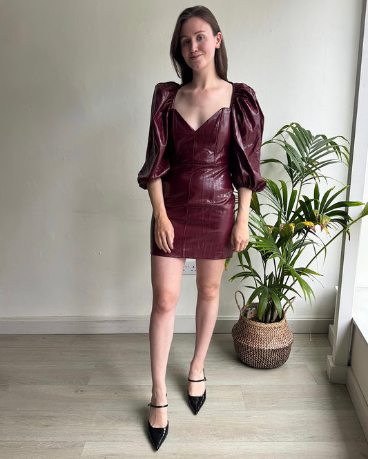 Burgundy Dress ~ Size 12