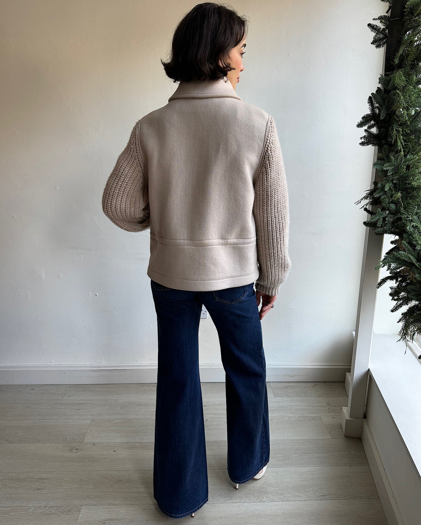 SALE Cream Jacket ~ Size M