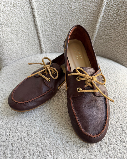 Oxblood Boat Loafers ~ Size 6.5