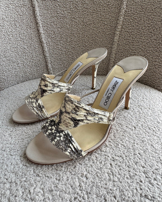 Snakeskin Heels ~ Size 7.5
