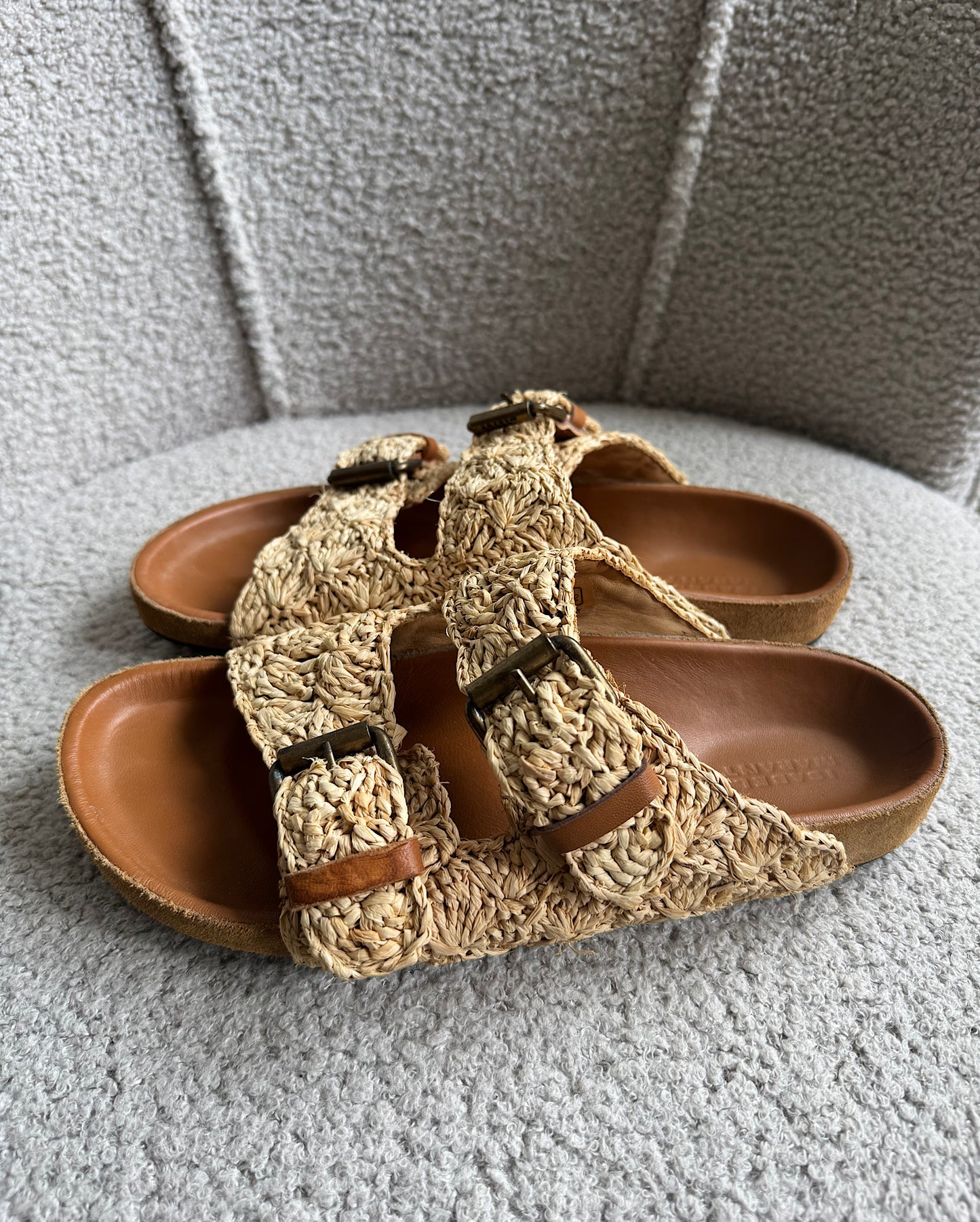 Raffia Sandals ~ Size 4