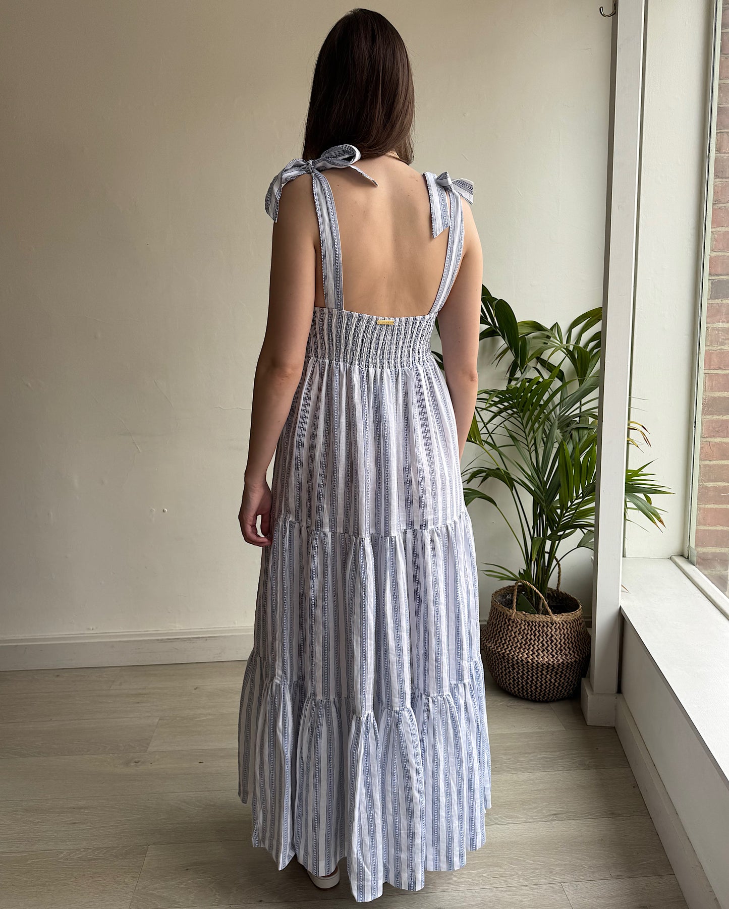 Striped Maxi Dress ~ Size S