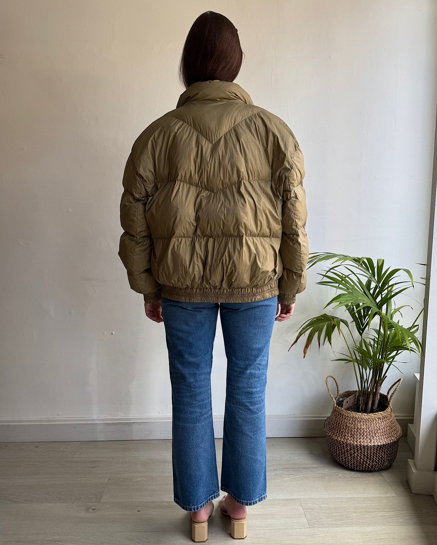 Bronze Puffer Jacket ~ Size 10
