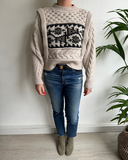 Chunky Cable Knit ~ Size 8/10