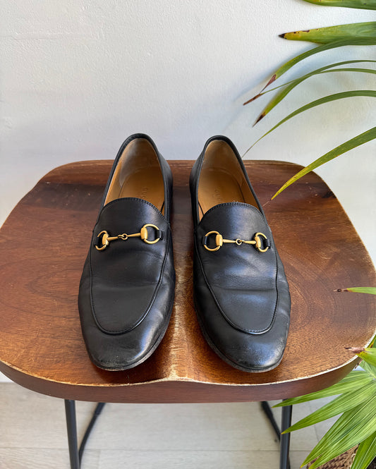 Black Horsebit Loafers ~ Size 6