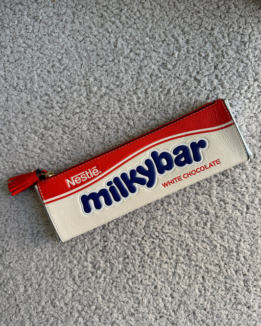 Milkybar Leather Pencil Case