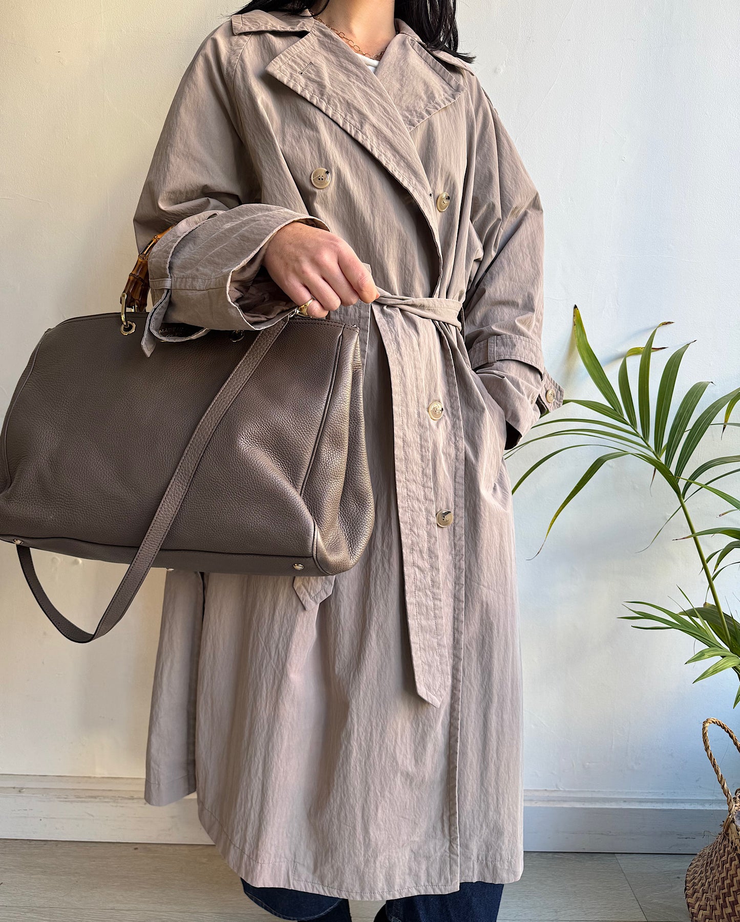 Techno Cotton Trench ~ Size 6/10