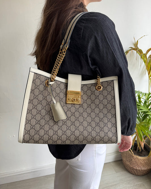 Padlock Tote Bag ~ Size L