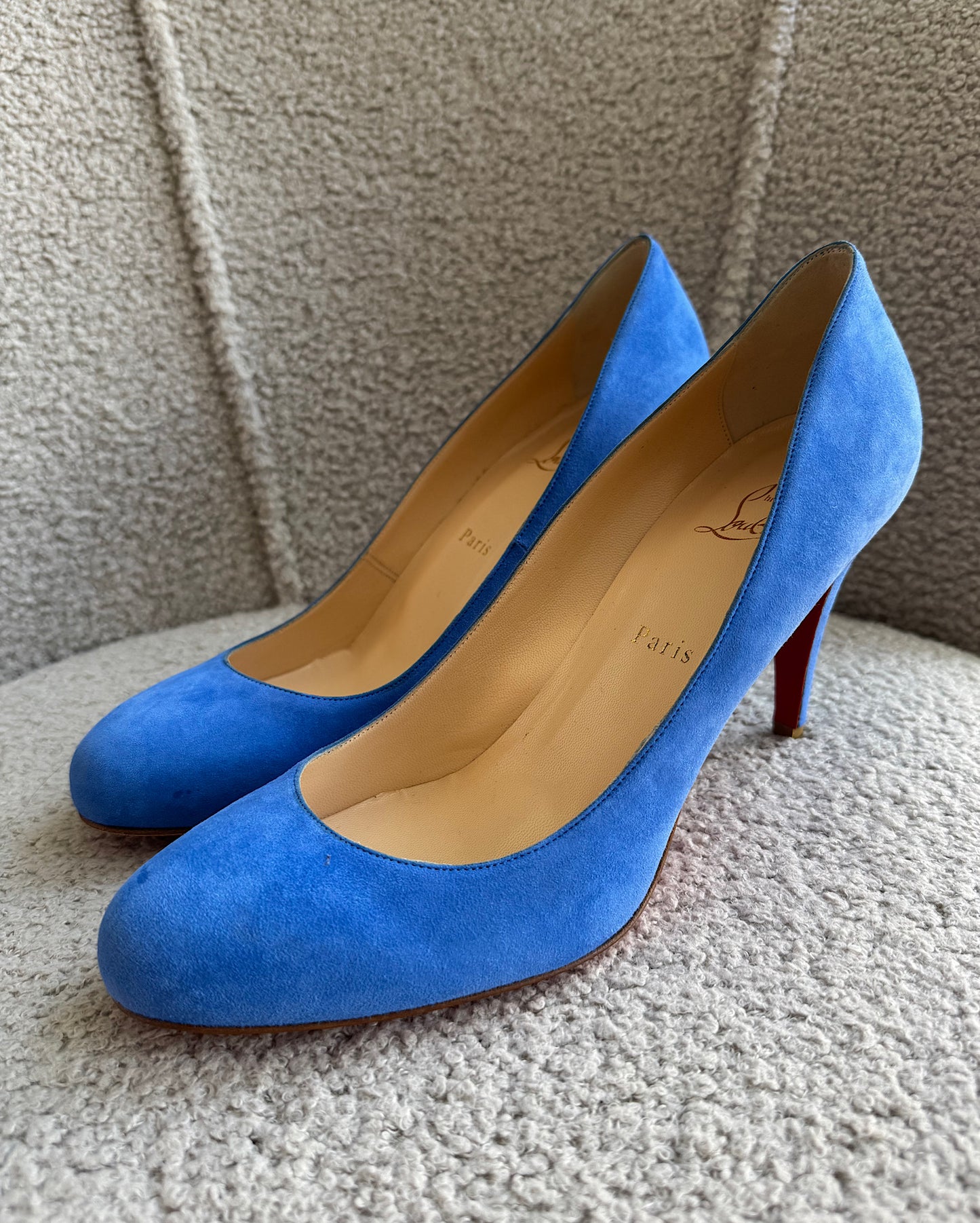 Blue Suede Shoes ~ Size 7.5