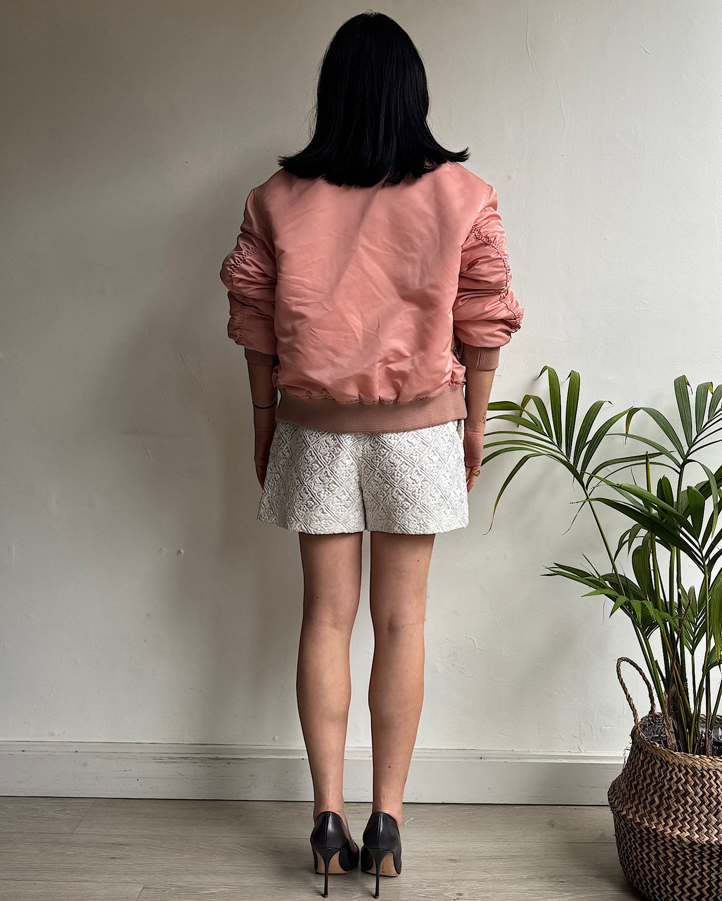 Pink Clea Bomber Jacket ~ Size 10