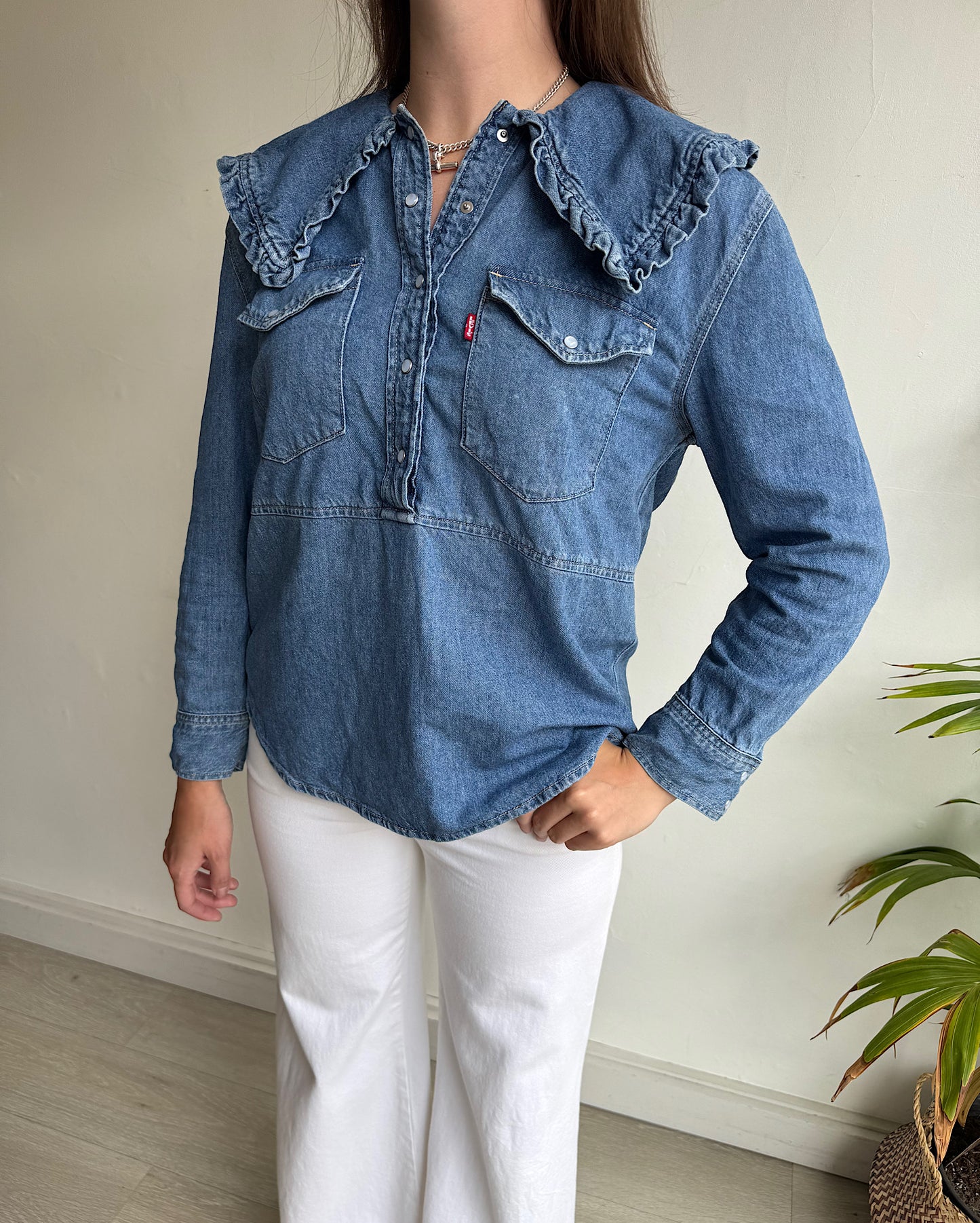 Denim Shirt ~ Size S