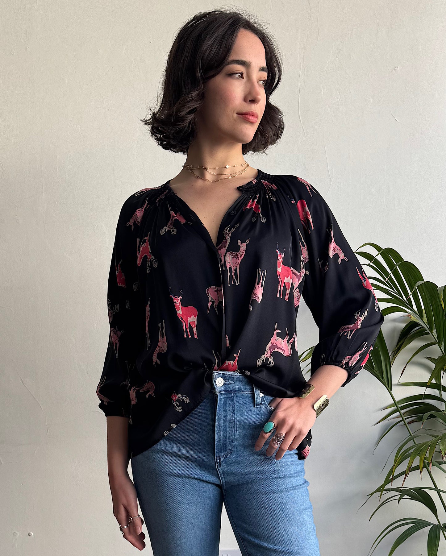 Silk Blouse ~ M