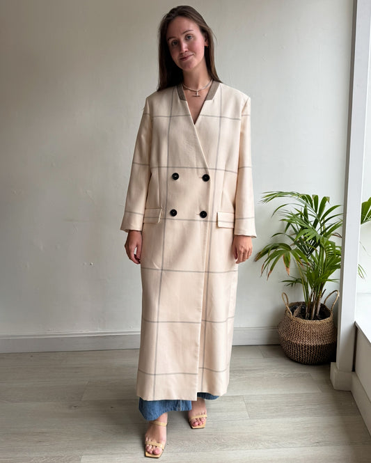 Wool Tartan Lalo Coat ~ Size 8/10